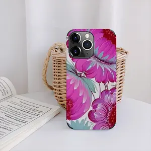 Peony Blossom iPhone13 Pro Phone Case (Leather)