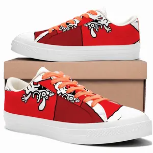 Men Love Trap Low Top Canvas Shoes