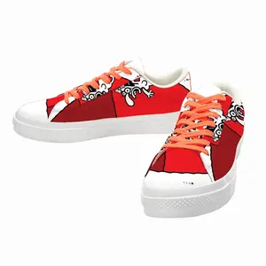 Men Love Trap Low Top Canvas Shoes