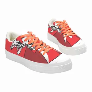 Men Love Trap Low Top Canvas Shoes