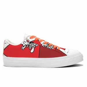 Men Love Trap Low Top Canvas Shoes