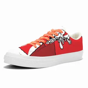 Men Love Trap Low Top Canvas Shoes