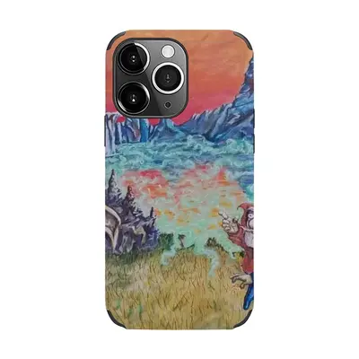 Madjik Mountain iPhone13 Pro Phone Case (Leather)