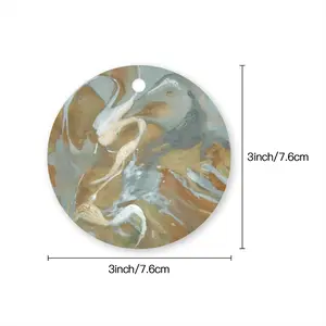 Bird Sea-Horse Circular Pendant (Aluminum)