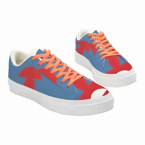 Men Flag 3 Low Top Canvas Shoes