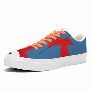 Men Flag 3 Low Top Canvas Shoes