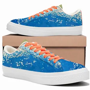 Men Shine Low Top Canvas Shoes