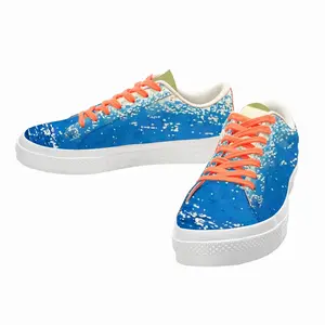 Men Shine Low Top Canvas Shoes