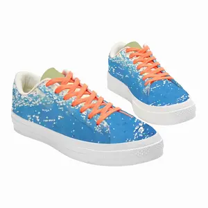 Men Shine Low Top Canvas Shoes