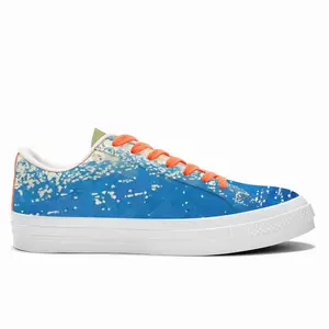 Men Shine Low Top Canvas Shoes