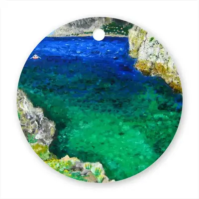 Chief Saffron Circular Pendant (Aluminum)