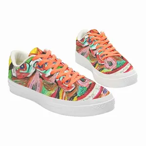 Men Affiche Collector 5 Low Top Canvas Shoes