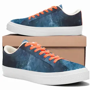 Men Lost In Thought Low Top Canvas Shoes