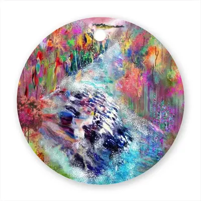 Colours Of The Lake Series Circular Pendant (Aluminum)