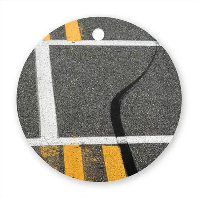 Road Rage#87 Circular Pendant (Aluminum)