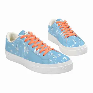 Men Sky Low Top Canvas Shoes