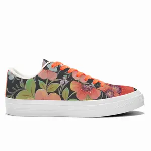 Men Spring Bouquet Low Top Canvas Shoes