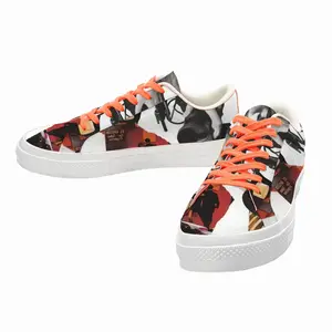 Men Spy Low Top Canvas Shoes