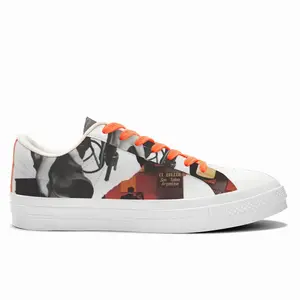 Men Spy Low Top Canvas Shoes