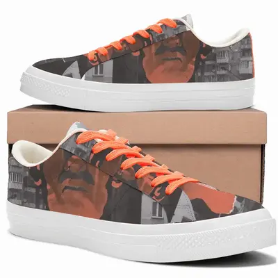 Men Fear Low Top Canvas Shoes