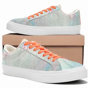 Men Heartbeat Low Top Canvas Shoes