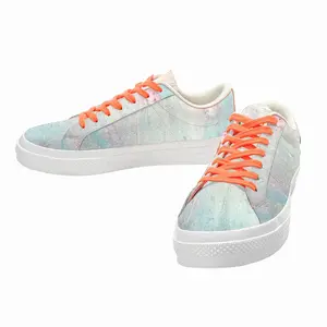 Men Heartbeat Low Top Canvas Shoes