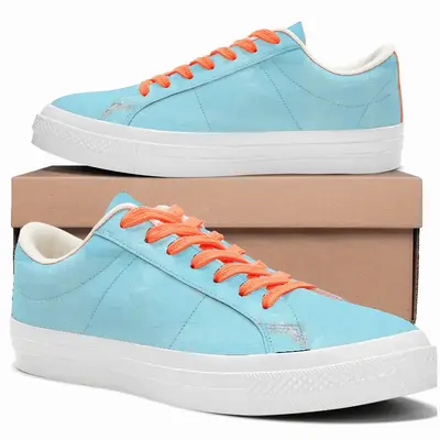 Men Blue Shoes Low Top Canvas Shoes