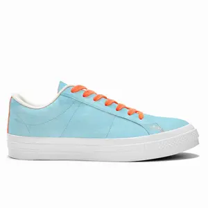 Men Blue Shoes Low Top Canvas Shoes