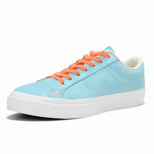 Men Blue Shoes Low Top Canvas Shoes