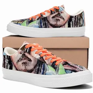 Men Johnny Depp Jack Sparrow Low Top Canvas Shoes