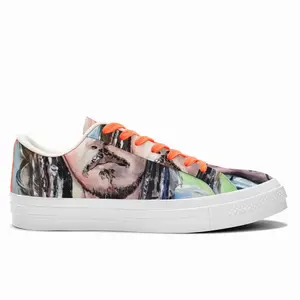 Men Johnny Depp Jack Sparrow Low Top Canvas Shoes