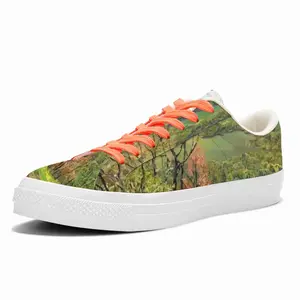 Men Mountains Landscape Low Top Canvas Shoes