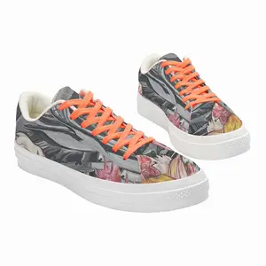 Men Roosters And Gt3 Low Top Canvas Shoes