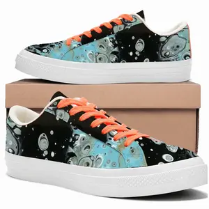 Men Singing In The Rain Low Top Canvas Shoes