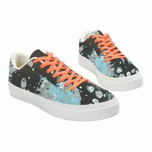 Men Singing In The Rain Low Top Canvas Shoes