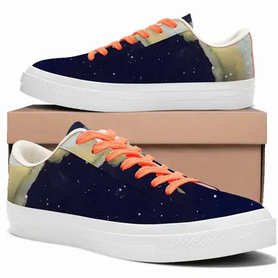 Men Broken Rainbow Low Top Canvas Shoes