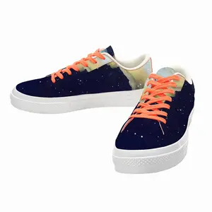 Men Broken Rainbow Low Top Canvas Shoes