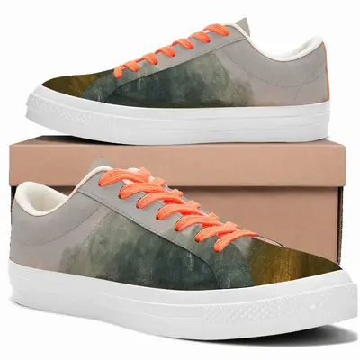 Men Atmospheric Landscape Low Top Canvas Shoes