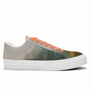 Men Atmospheric Landscape Low Top Canvas Shoes