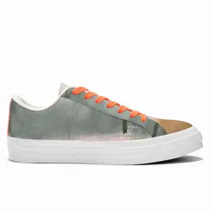 Men Cold Days Are Coming Low Top Canvas Shoes