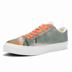 Men Cold Days Are Coming Low Top Canvas Shoes