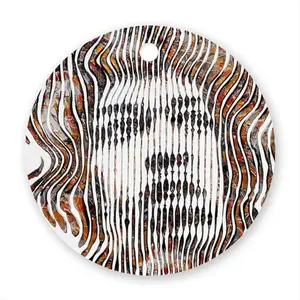 Jimi Hendrix Forever Circular Pendant (Aluminum)