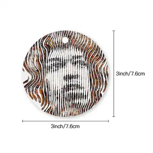 Jimi Hendrix Forever Circular Pendant (Aluminum)