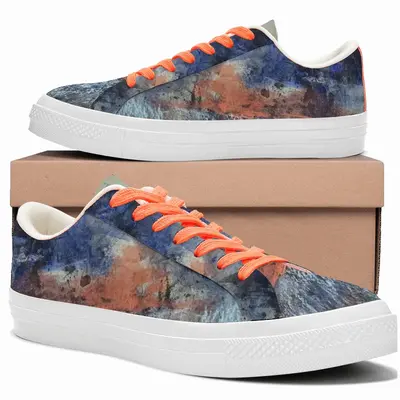 Men Moody Landscape Low Top Canvas Shoes