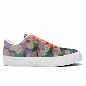 Men Florist Low Top Canvas Shoes