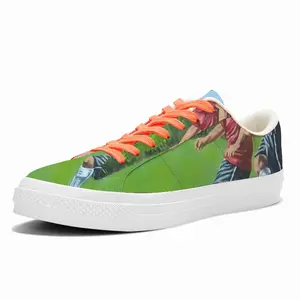 Men One On One Low Top Canvas Shoes