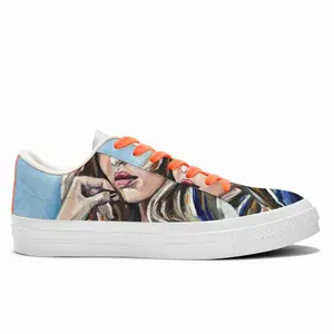 Men Gigi - Mothers Day Gift, Gift For Mother Low Top Canvas Shoes