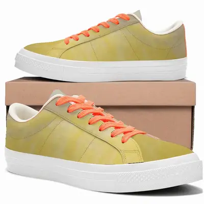 Men Horizon Over The Sea Low Top Canvas Shoes