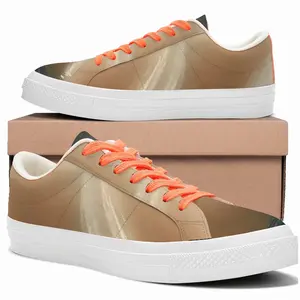 Men Sailboats J12 In Storm Low Top Canvas Shoes