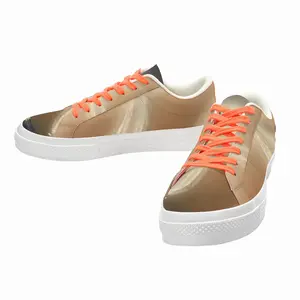 Men Sailboats J12 In Storm Low Top Canvas Shoes